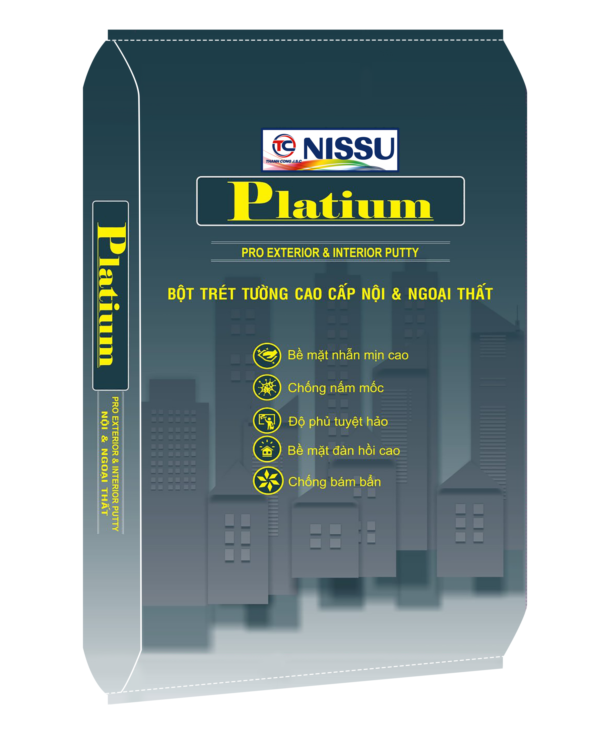 Bột trét tường Platium cao cấp nội & ngoại thất