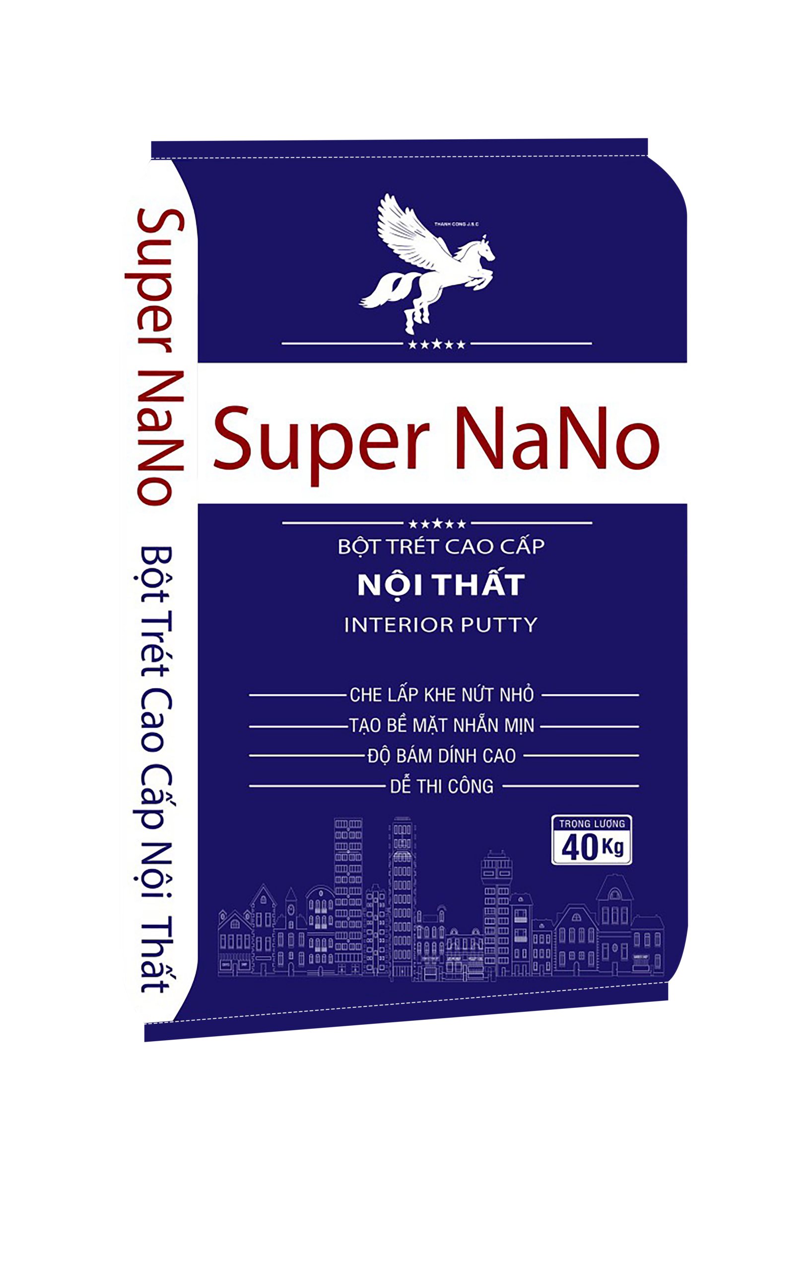 Bột trét tường Super Nano nội thất