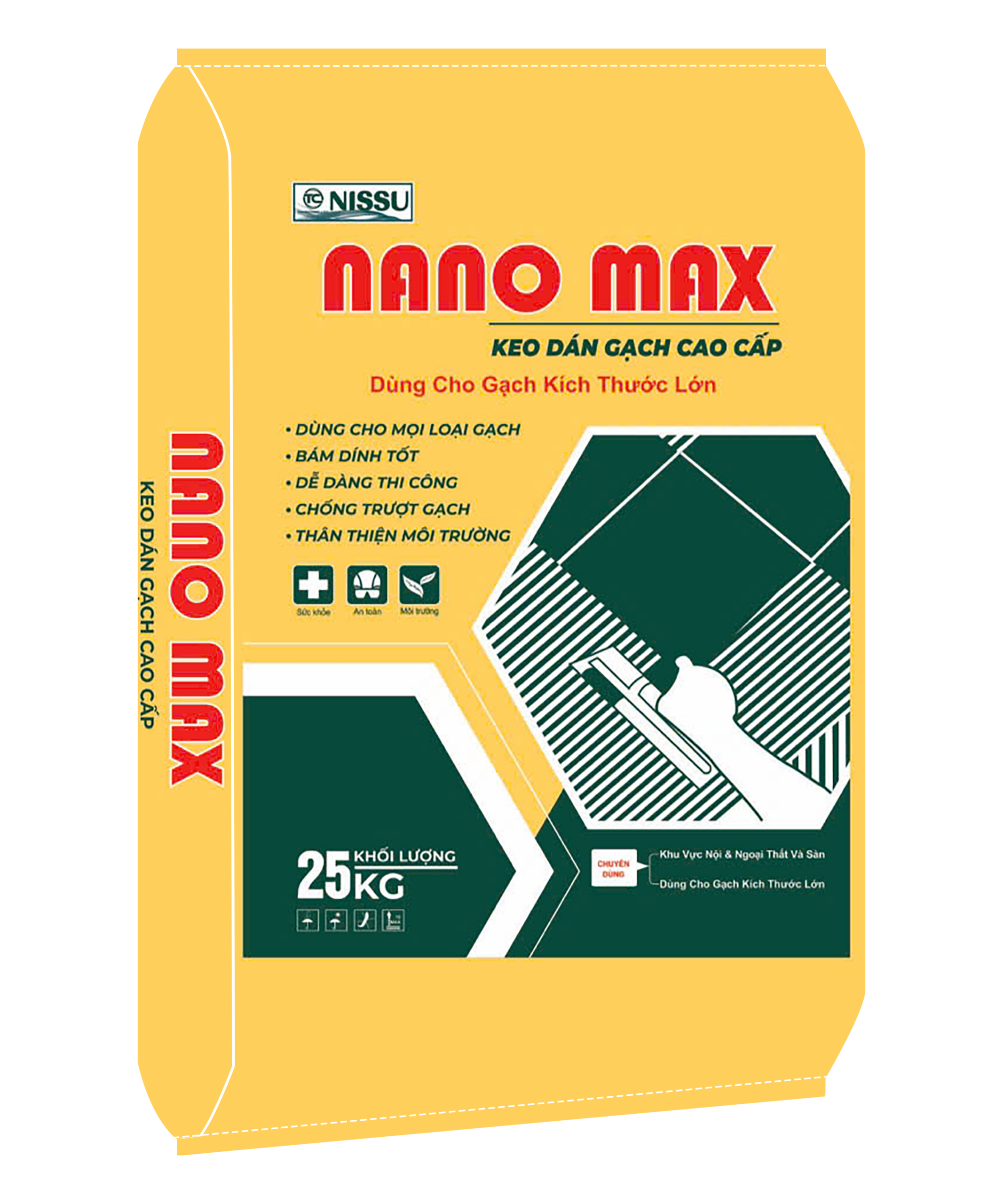 Keo dán gạch Nano Max